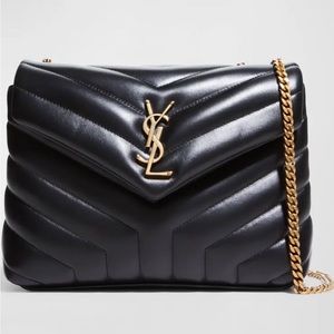 Sold on I.G. @shopperluxofficial. YSL Small Black Loulou Handbag